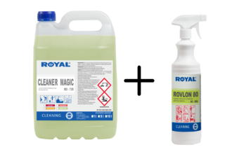 ZESTAW RO-735CH CLEANER MAGIC Cherry + RO-180 ROVLON 1 L